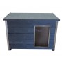 WETTERFESTE - FLACHDACH Caseta para perros de madera