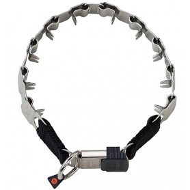 HS Sprenger® NECK TECH INOX | Collar plano entrenamiento Inox con Click Inox