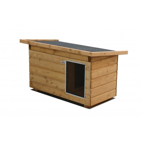 Napoleón Caseta para perros Madera Nórdica con división