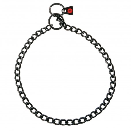 HS Sprenger® Halskette Runde Black | Collar para perros de Cadena redonda Negro 2,5mm