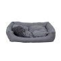 HUNDEBETT MODERN GRAU | Moderna cama de cuadros para perros
