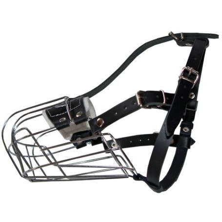 Bozal para perro Piel y Metal Dobermann / Malinois