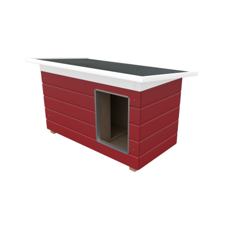NAPOLEÓN ALLWETTER Casa nórdica en rojo para perros pequeños