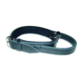 LEDERHALSBAND 30mm | Collar de piel acolchado con Asa