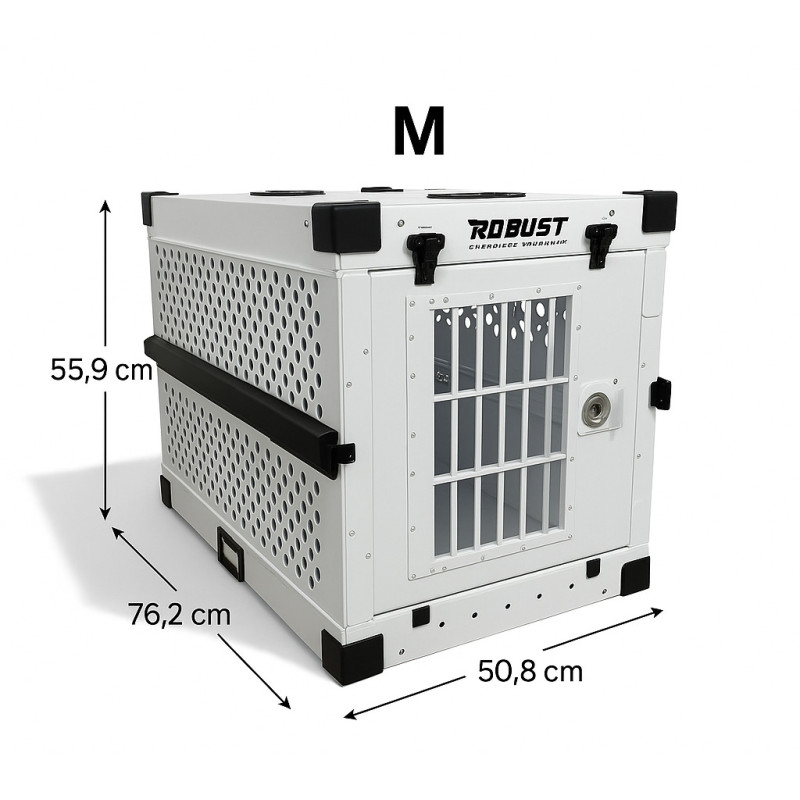 ROBUST | Box metálico plegable para perros | Galasturhunde Medida XL