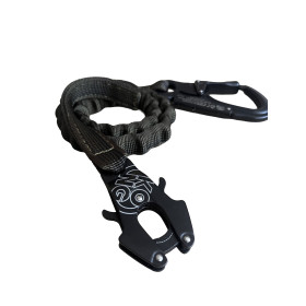 Correa Táctica Verde Tango/Kong doble Mosquetón y Gancho