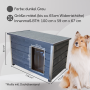 Casa de exterior de madera para perros de razas Medianas o Grandes