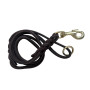MESSING R | Correa de piel engrasada Fettleder 120cm - Mosquetón Dorado y Anilla