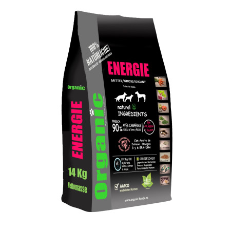 ENERGIE Organic | 90% de carne fresca para perros
