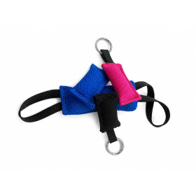Mordedores para perros con asa y llaveros con anilla