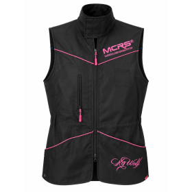 MCRS® VEST PINK - chaleco magnético para mujer de adiestramiento canino vista frontal