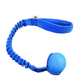 Hoko Ball Bungee pelota de recompensa azul con asa elástica