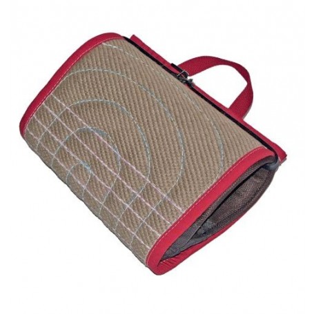 Mordedor en Cuña  de Cuero con Jute - Forearm Pad with Cover